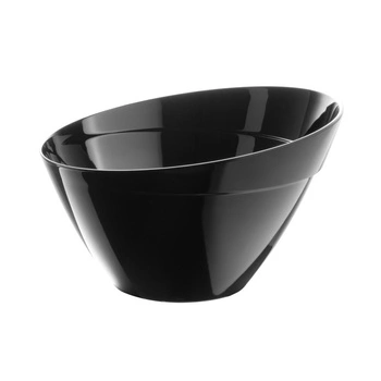 Miska BALANCE z melamínu, čierna, 30x19,5 cm, 5 l | APS 85043