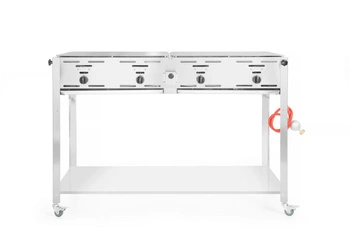 Plynový gril Master Quattro, 22 kW, plyn, 41,88 kg | HENDI 154908