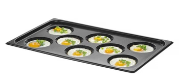 HENDI 808856 podnos na vyprážané vajcia s nepriľnavým povrchom CONVECTOMAT EGGPLATE, GN1/1 | HENDI