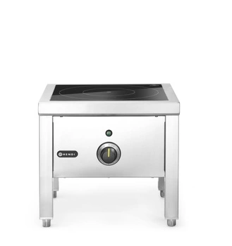 Indukčný gastronomický taburet 1-horákový, 5 kW, 400 V | HENDI 237670