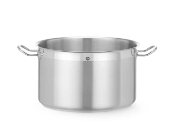 Hrniec z nehrdzavejúcej ocele stredný Profi Line, 15,1 l, priemer 32 cm, výška 19 cm | HENDI 830345