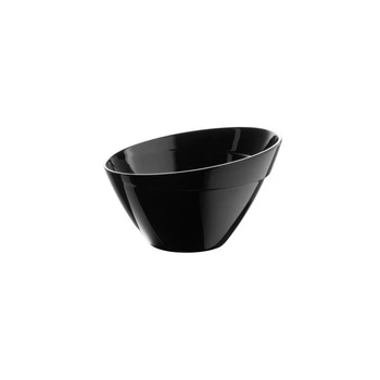 Miska BALANCE z melamínu, čierna, 21x13 cm, 1.5 l | APS 85041