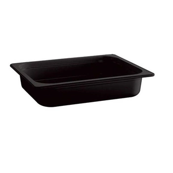 Nádoba GN 1/2 hl. 6,5 cm z melamínu čierna | APS 83756