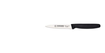 Lúpací nôž s vlnitým ostrím - 10 cm, čierny | GIESSER MESSER 8315 wsp 10