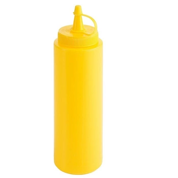 Dávkovač na omáčky žltý, 0,25 l, 19 cm | CONTACTO 1460/253
