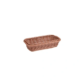 Košík z polypropylénu GN LINE, obdĺžnikový, hnedý, GN 1/4, 26.5x16.5x6.5 cm | APS 40264