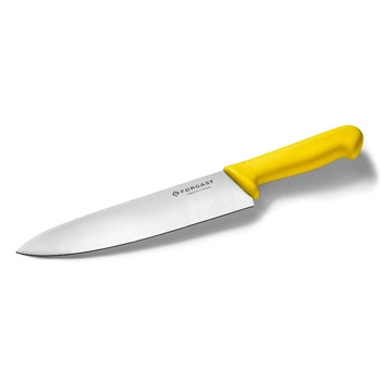 Žltý kuchynský nôž HACCP s dĺžkou 22 cm FORGAST FG01813