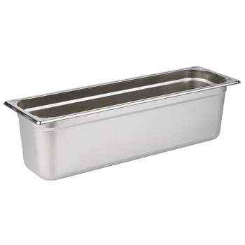 Nádoba GN 2/4 hĺbka 15 cm z nehrdzavejúcej ocele | APS 81806