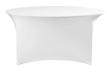 Okrúhly obrus, biely, priemer 150 cm, výška 76 cm | HENDI 814512