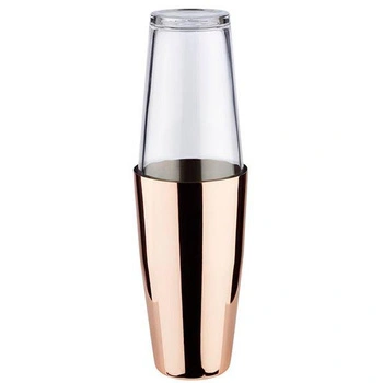 Shaker bostoński, medená farba, 700 ml | APS 93201