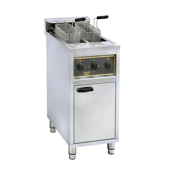 Elektrická fritéza 2-komorová na podstavci, 2x10 l, 12 kW, 400 V | ROLLER GRILL RFE 20 C