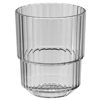 Pohár z tritánu LINEA, sivá farba, 150 ml, 6.5x8 cm, sada 48 kusov | APS 10565