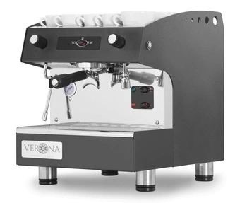 Poloautomatický kávovar, čierny, 1.8 kW, 3 l, 1-skupinový | VERONA 207598