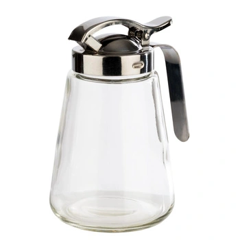 Sklenený džbán s vekom na tlačidlo, 300 ml | APS 765