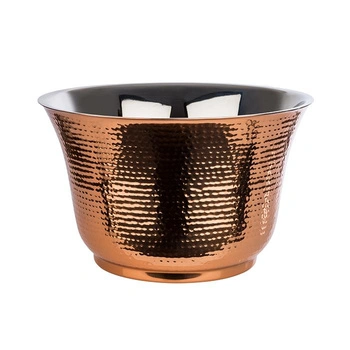 Chladič na fľaše, cooler STAINLESS, nehrdzavejúca oceľ, medená farba, 33x20 cm, 8 l | APS 36121
