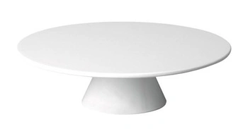 Etažér na koláče a torty CASUAL, biely, z melamínu, priemer 31 cm | APS 83890