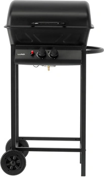 Plynový gril BAVEN, 2 horáky, čierny, 5,5 kW | LUND 99657