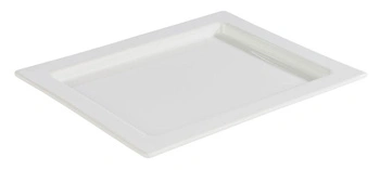 Podnos FRAMES, GN 1/2, porcelán, biela farba | APS 82356