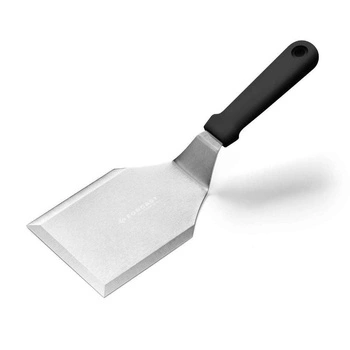 Lopatka na hamburgery 11x14,5 cm, z nehrdzavejúcej ocele, dĺžka 30,5 cm | FORGAST FG11221