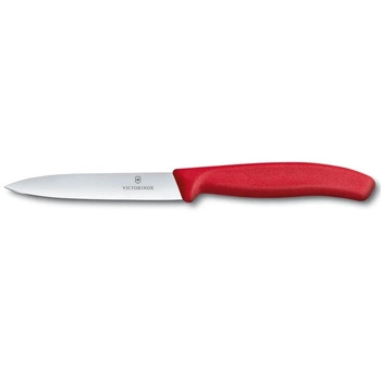 Švajčiarsky nôž na zeleninu Classic červený s dĺžkou čepele 10 cm | VICTORINOX 6.7701