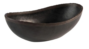 Miska MARONE, melamín, čierno-hnedá, 22x13x7,5 cm, 600 ml | APS 84732