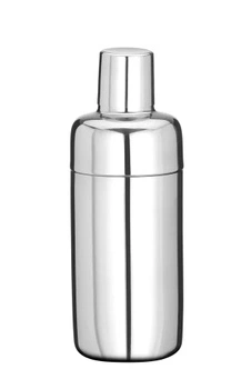 Šejker 3-dielny Cobbler, čierny, nehrdzavejúca oceľ, 500 ml, výška 20 cm | BAR UP 596999