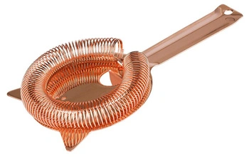 Sitko barmanské Hawthorne, medená farba, 18x9x3.5 cm | APS 93348