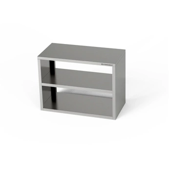 Nerezová nástenná skrinka 100x30x60 cm | FORGAST