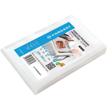 Hladké vákuové baliace vrecká 30x20 cm - 100 kusov | FORGAST FG03405