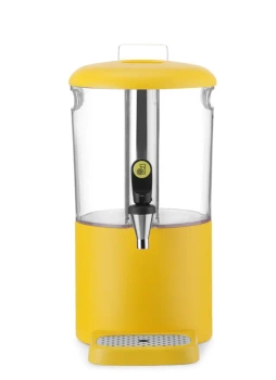 Dávkovač na džúsy, 4 l UNIQ, navrhnutý Robertom Bronwasserom, žltý, 315x211x(V)431mm | HENDI 425022