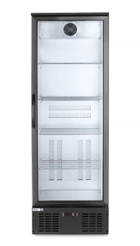 Barová chladnička na nápoje 293 l, hliník, čierny plech, 2-10°C | ARKTIC 233924