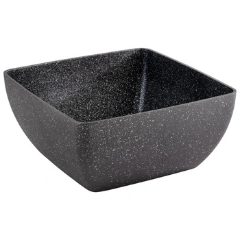 Miska FROSTFIRE, hliníková s povrchovou úpravou, 25x25x12 cm, 3.8 l, sivá škvrnitá | APS 30504