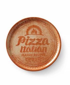 Recipe Collection Cihlovo červený tanier na pizzu - priemer 33 cm | HENDI 778944