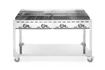 Plynový gril Green Fire Kitchen Line 4-horákový, 22 kW | HENDI 149614