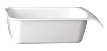 Miska CASCADE GN 1/4 z melamínu, biela, 26.4x16.2x7.5 cm, 1.5 l | APS 83962