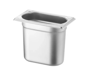 Nádoba GN 1/9 hl. 15 cm z nehrdzavejúcej ocele KITCHEN LINE | HENDI 806746