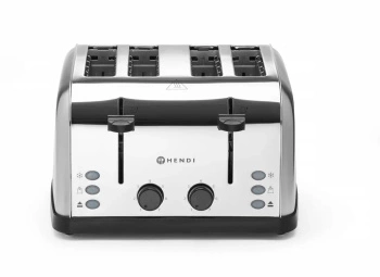 Toster na 4 toasty, nehrdzavejúca oceľ, 1.5 kW | HENDI 261187