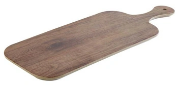 Tác OAK s rukoväťou, melamín, hnedý, 61x20x1.5 cm | APS 84179
