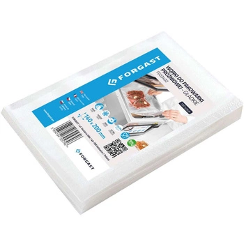 Hladké vákuové baliace vrecká 20x14 cm - 100 kusov | FORGAST FG03402