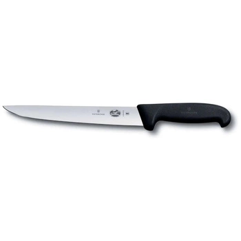 Mäsiarsky nôž s hladkou čepeľou FIBROX - dĺžka čepele 22 cm | VICTORINOX 5.5503.22