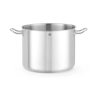Vysoký hrniec z nehrdzavejúcej ocele bez pokrievky, Kitchen Line, objem 13,4 l, priemer 28 cm, výška 22 cm | HENDI 837788