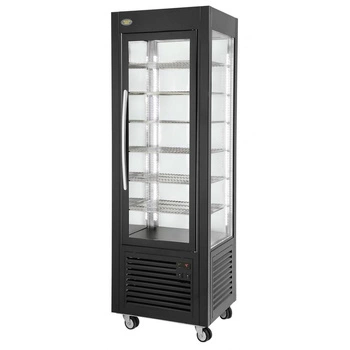 Chladiaca vitrína 360 l, dynamické chladenie, strieborná, 230 V | ROLLER GRILL RD 60 F