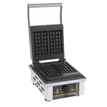 Elektrický vaflovač LIEGE, 2 vafle, 1.6 kW, 10x18x2.6 cm | ROLLER GRILL GES20
