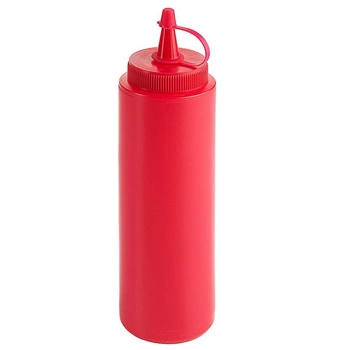 Dávkovač na omáčky červený, 250 ml, 19 cm | CONTACTO 1460/252