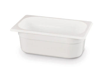GN 1/4 hrniec 10 cm hlboký z bieleho polykarbonátu | HENDI 862674