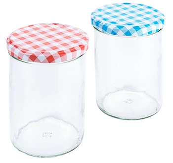 Poháre s viečkom 435 ml, sada 6 kusov, výška 12 cm | CONTACTO 2705/440
