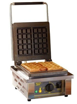 Elektrický vaflovač BRUSSELS, veľká mriežka, 2 vafle, 1.6 kW | ROLLER GRILL GES10