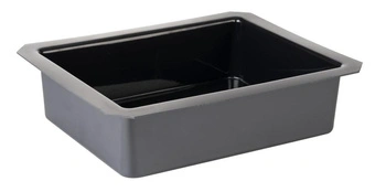 Vložka do GN SUPERBOX, GN 1/2, polystyrén, čierna, 32.5x26.5x8.5 cm | APS 11617