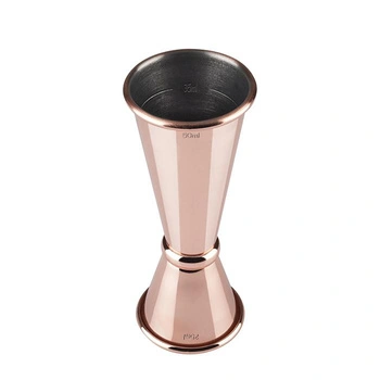 Odmerka barmanská obojstranná 25-50 ml, medená farba | APS 93165