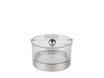Malá chladiaca miska s oceľovým podstavcom Mini TOP FRESH s vložkou a pokrievkou, 15x11,5 cm | APS 11810